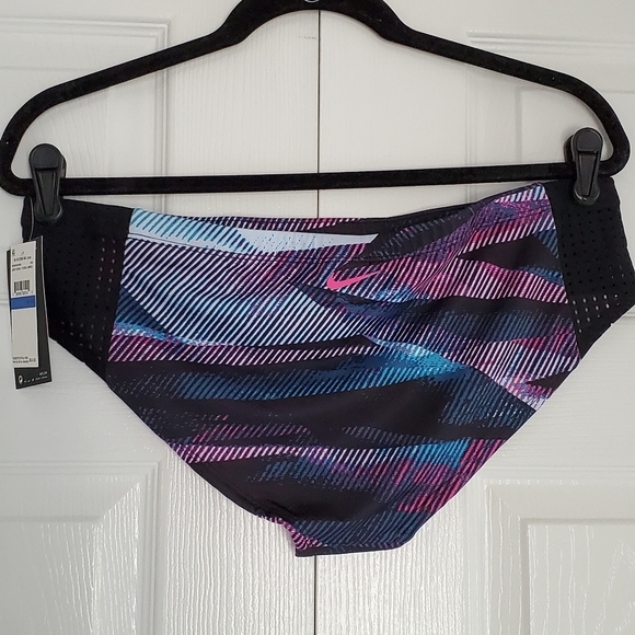 Nike Hipster Line Up Print Laser Cut Bikini Bottom - Picture 2 of 11